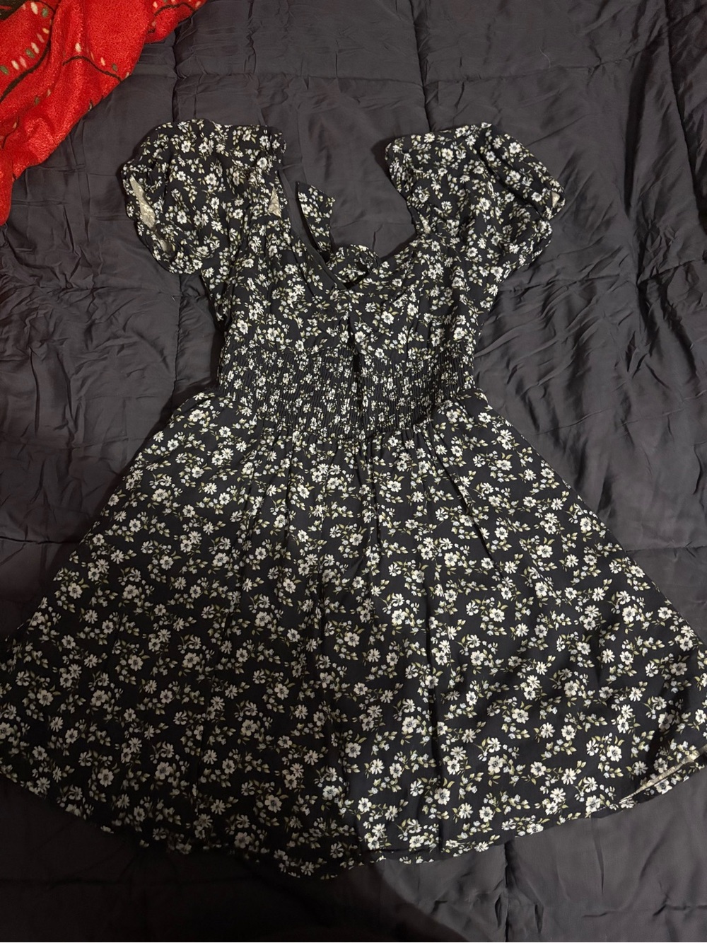 Hollister Blue Floral Romper Dress